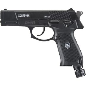 Lancer Tactical Scorpion 0.5 Caliber CO2 Non-Blowback Air Self Defense-Less Lethal, Ideal for Home and Personal Defense-Police-Grade Pepper Projectile Gun