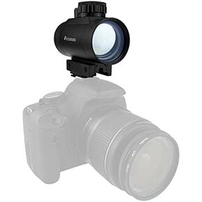 Astromania 1X40RD Reflex Red Green Dot Sight Lighted Scope Mount to fix to a DSLR Camera Flash Type Connection