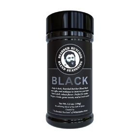 Bearded Butcher Black Blend Seasoning, Delicious Flavor, Versatile, Low Calorie, No MSG
