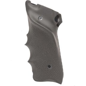 Hogue Rubber Wraparound Grip for Ruger P85, P89, P90, and P91 with Finger Grooves, Black - 85000