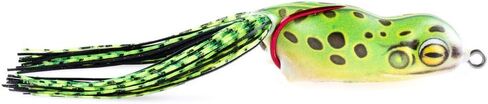 Launch Frog Topwater Bass Fishing Hollow Body Frog Lure with Weedless Hooks, 5/8 oz in Kuwait
