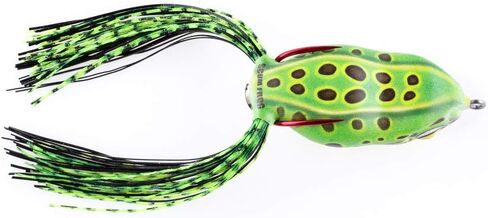 Launch Frog Topwater Bass Fishing Hollow Body Frog Lure with Weedless Hooks, 5/8 oz in Kuwait