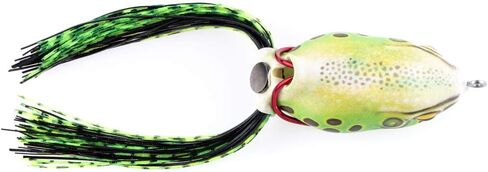 Launch Frog Topwater Bass Fishing Hollow Body Frog Lure with Weedless Hooks, 5/8 oz in Kuwait