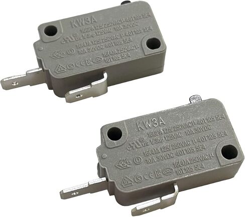 KW3A Microwave Oven Door Interlock Switch 16A 125VAC/250VAC Microwave Oven Replacement Part Door Switch (2 Normally Open) in Kuwait