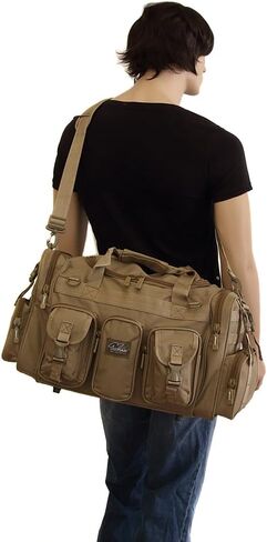 NPUSA Mens 22" Duffel Duffle Military Molle Tactical Gear Shoulder Strap Travel Bag in Kuwait