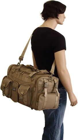 NPUSA Mens 22" Duffel Duffle Military Molle Tactical Gear Shoulder Strap Travel Bag in Kuwait
