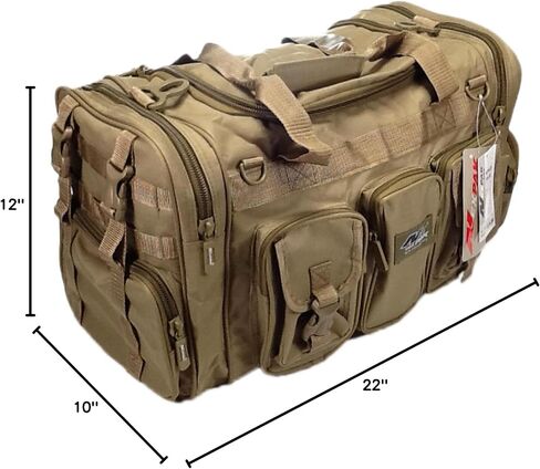 NPUSA Mens 22" Duffel Duffle Military Molle Tactical Gear Shoulder Strap Travel Bag in Kuwait