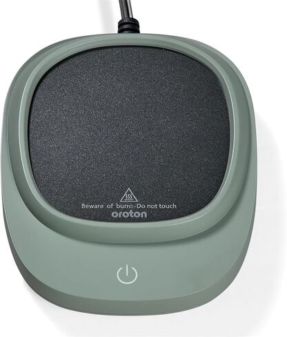 Mug Warmer for Coffee and Tea, Cup Warmer for Desk with Auto Shut Off,3 Temperature Settings, Smart Coffee Warmer Plate in Your Home & Office(Green)(No Mug) in Kuwait