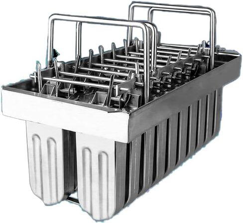 20pcs Stainless Steel Molds for Popsicles Maker Ice Lolly Ice Cream Pops Bars Stick Holder 85ML Per Mold (A-85ML-20PCS) in Saudi Arabia