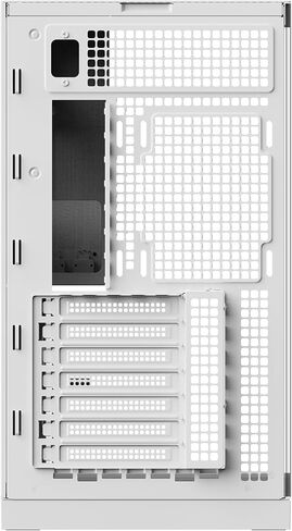 Geometric Future M5 Tempered Glass Mid Tower, E-ATX/ATX Gaming Case, 1.2mm Steel, Type C, Toolless Panels, Support 420/360 Radiator, ARGB PWM 140m Fan x 5 Pre-Installed, Black/Grey, GEO-M5F-BG in Saudi Arabia