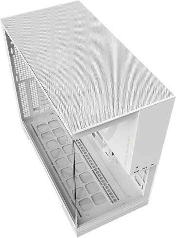 Geometric Future M5 Tempered Glass Mid Tower, E-ATX/ATX Gaming Case, 1.2mm Steel, Type C, Toolless Panels, Support 420/360 Radiator, ARGB PWM 140m Fan x 5 Pre-Installed, Black/Grey, GEO-M5F-BG in Saudi Arabia