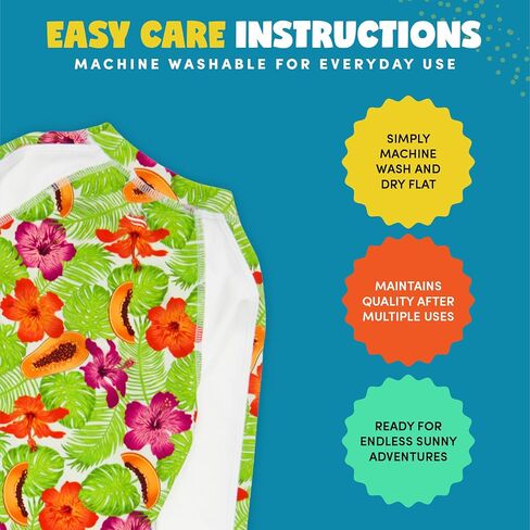 SwimZip Girls' Long-Sleeve UPF 50+ Swimsuit for Baby, Toddler, & Little Girls in Saudi Arabia