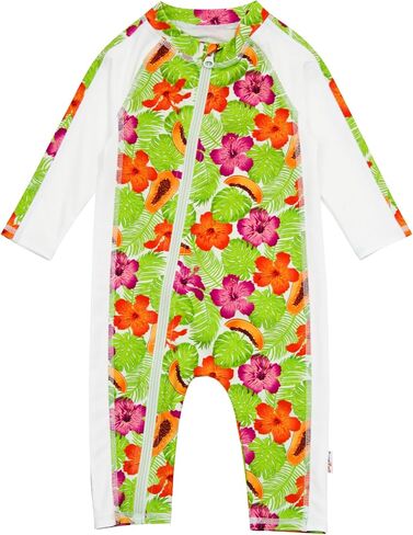 SwimZip Girls' Long-Sleeve UPF 50+ Swimsuit for Baby, Toddler, & Little Girls in Saudi Arabia