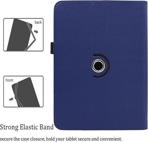 Universal 10 10.1 Inch Android Tablet Case, Dluggs PU Leather 360 Degree Rotating Multi-Angle Viewing Stand Case Cover for 10 10.1 and All 9.5-10.5 Inch Tablet, Bird in Saudi Arabia