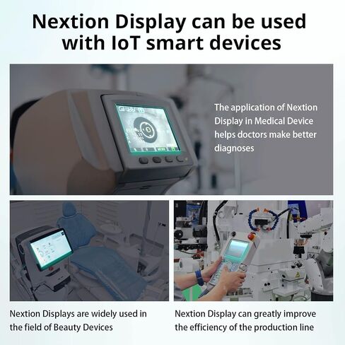 Nextion 7.0″ HMI Display Intelligent Series NX8048P070-011C Capacitive LCD-TFT Touch Screen 800 * 480 Support Video Audio Animation Play Functions and RTC Function, Suitable for Vehicle HMI. in Saudi Arabia