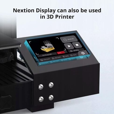 Nextion 7.0″ HMI Display Intelligent Series NX8048P070-011C Capacitive LCD-TFT Touch Screen 800 * 480 Support Video Audio Animation Play Functions and RTC Function, Suitable for Vehicle HMI. in Saudi Arabia