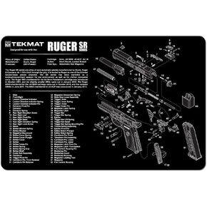 TekMat Ruger SR 9 (SR 40) Gun Cleaning Mat