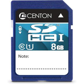 Centon Electronics MP Essential SDHC Card, Ultimate Memory Card for Phones, Tablets, Cameras, and More, UHS1, 8GB, 5 Bulk Pack