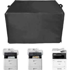 Business Printer Covers with Zipper, Antistatic Water-Proof Protective Cover Jacket compatible with Brother MFC-L8900CDW丨MFC‐L8905CDW丨MFCL8610CDW Business Color Laser All-in-One Printer (Black)
