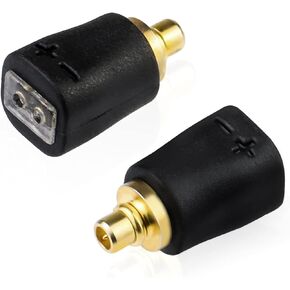 okcsc 0.78 2Pin Cable Female(Cable Side) Connector Work for 0.78 Cable Connected to Sennheiser IE300 IE900 IE600 AKG N5005 N30 N40(Headphone Side) Adapter Transparent