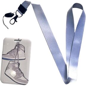 AllStyle By Patel Neck Strap Compatible Lanyard With ID Holder Suitable for Women Men Kids (White & Cream Set)