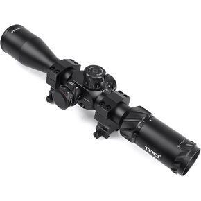 Sniper VT4.5-14x44FFP First Focal Plane (FFP) Rifle Scope 30mm Tube with Red/Green Illuminated MOA Reticle