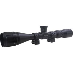 BSA Optics Sweet .243 4X-12X, 40mm Adjustable Objective, with Rings Rifle Scope (243-412X40AOWRTB)