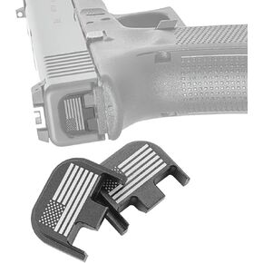 2 Pcs Rear Cover Slide Back Plates Gen 5 Aluminum Compatible with Glock 17 19 21 22 23 24 26 27 29 30 31 32 33 34 35 36 37 38 39 40 41