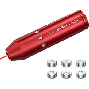 MidTen .243 308 Bore Sight Laser Red Dot Boresighters 308 with Batteries