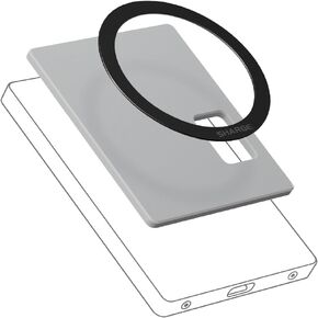SHARGE Disk Plus MagSafe Sticker Magnetic Ring Modular Magnetic Pad, Easy Installation, Durable Design for Long-Lasting Use Compatible with Disk Plus SSD Encosure