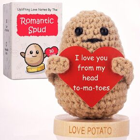 House Warming Gifts - The Cheerful Spud: New Home Edition | Cute Potato with 30 Signs for New 1st Time Homeowners - Housewarming Gift for New Apartment, New Home Gift Idea for New Neighbors or Friends