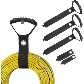 5 Pack (10"/13"/3pcs28") Portable Extension Cord Holder and Organizers,Storage Straps with Carrying Handle and Grommet, for Cables, Ropes, Garden Water Hoses Carrying organization