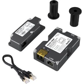 Starlink PoE Injector-150W GigE with Starlink Dish Cable Adapter to RJ45,Starlink Ethernet Adpater Kit- Surge & ESD Protection with High-Speed Network, Ideal for Starlink Internet Kit Satellite