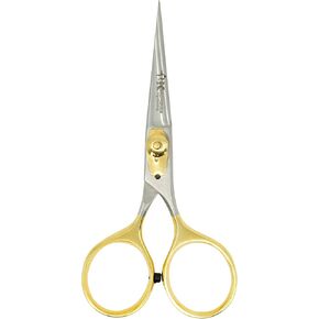 Kingfisher Fly Tying Razor Scissor, 5in - Gold