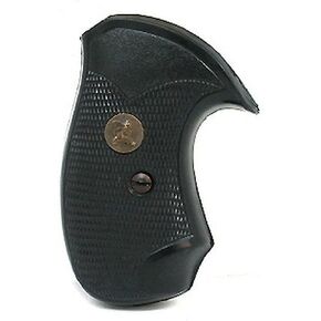 Pachmayr 03252 Compact Grips, S&W J Frame Round Butt,Black