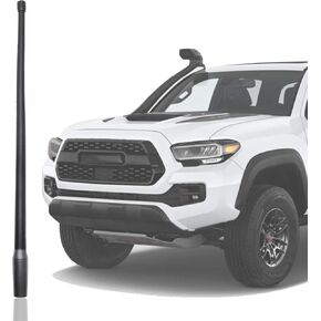 Anina 13 Inch Rubber Antenna Mast for 2000-2022 Toyota Tacoma Tundra 4 Runner Highlander FJ Cruiser Radio Signal Reception Flexible Car Wash Proof