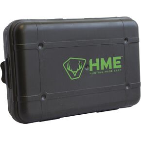 HME Archery Bow Hunting Storage Organizer Box Plastic Portable Lightweight Broadhead Case with Foam Padding