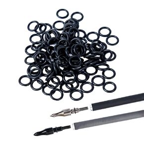 100pcs 1/4 Inch O-Rings Specifically for Broadhead Replacement Rubber Bands Hunting Shooting Target