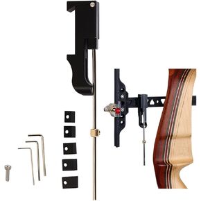SOPOGER Archery Clicker Magnetic Recurve Bow Clicker Aluminum Bow Sight Clicker with Adjustable Slider Arrow Shooting Signal Bow Accessories for Hunting,Shooting,Competition