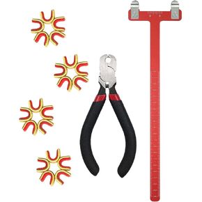 longbowmaker Archery Bow String Nock Points Pliers Set T Shape Bow Square Ruler Nocking Point Buckles Plier