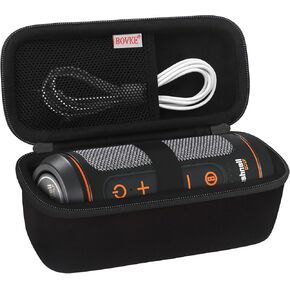 BOVKE Carrying Case for Bushnell Wingman 2 /Bushnell Wingman Golf GPS Bluetooth Speaker, Extra Mesh Pocket for Charging Cords and Accessories, Black