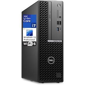Dell OptiPlex 7000 SFF Small Form Factor Business Desktop Computer, 12th Gen Intel 12-Core i7-12700, 32GB DDR4 RAM, 1TB PCIe SSD, DVDRW, WiFi 6, Bluetooth, Keyboard and Mouse, Windows 11 Pro