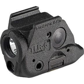 Streamlight 69286 TLR-6 100 Lumen Tactical Weapon Light with Integrated Red Aiming Laser Designed Exclusively and Solely for Glock 43X MOS/48 MOS Only, Black