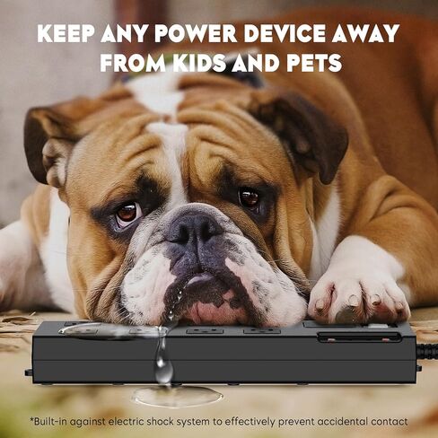 Surge Protector Power Strip Waterproof, Outdoor Extension Cord Multiple Outlets with USB A + C Ports, Waterproof Electrical Box Electrical Outlet Box Extender Power Strip Cord 20FT in Kuwait