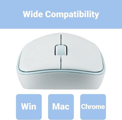 ELECOM Cute Face Mouse, 2.4GHz USB Wireless, Ambidextrous Design, Silent Click, Lightweight, Portable, Girly White Pink Computer Mice, Plug and Play, Girls and Kids, for PC, Laptop, Windows and Mac in Saudi Arabia