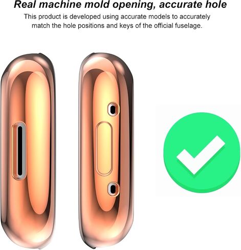 Screen Protector Case for Fitbit Sense 2/Fitbit Versa 4 Smartwatch, [4-Pack] Anti-Scratch TPU Plated Bumper Full Face Cover Accessories for Fitbit Versa 4/Fitbit Sense 2 in Kuwait