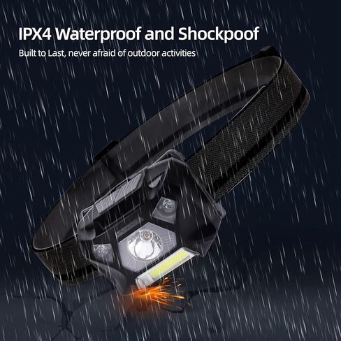 KunHe Pack 2 Red Light LED Headlamps Flashlights Headlight Bright Head Lamp for Adults Night Vision and Outdoor Camping in Saudi Arabia