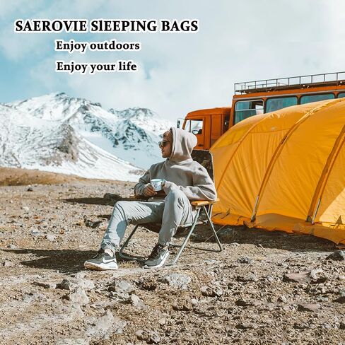 Mummy Sleeping Bag, Adult and Teen Cold Weather Sleeping Bag are Suitable for Temperatures from 23 to 62 ℉ Backpacking and Camping Sleeping Bag in Saudi Arabia