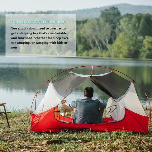 Mummy Sleeping Bag, Adult and Teen Cold Weather Sleeping Bag are Suitable for Temperatures from 23 to 62 ℉ Backpacking and Camping Sleeping Bag in Saudi Arabia