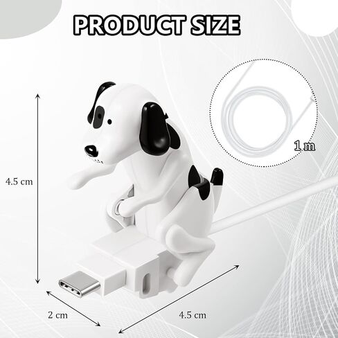Frienda 1 Pcs Dog Humping Phone Charger, Funny Dog USB Charge Cable Type-c in Saudi Arabia